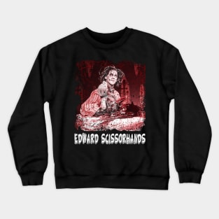 Embracing Uniqueness Edward Scissorhands' Identity Crewneck Sweatshirt